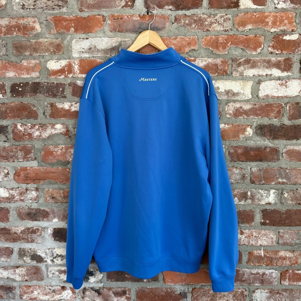 Masters Tech Performance Quarter Zip Pullover Blu… - image 4